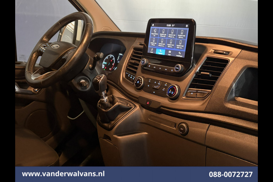 Ford Transit Custom 2.0 TDCI 108pk L1H1 Euro6 Airco | Camera | Apple Carplay | LED | Cruisecontrol | 2500kg Trekhaak Android Auto, Verwarmde voorruit, Parkeersensoren, Bijrijdersbank