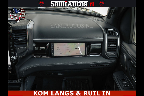 Dodge Ram LIMITED 2026 5.7 V8 HEMI | MAXIMAAL UITGERUST | NETTO PRIJS EXCL BPM / BTW | DUBBELE CABINE | 5 PERSOONS | DC | Allernieuwste Limited uitvoering – volledig uitgerust met alle opties, inclusief MWK en normale laadbak.