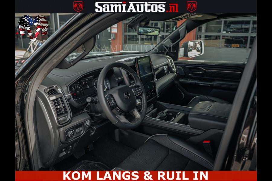 Dodge Ram LIMITED 2026 5.7 V8 HEMI | MAXIMAAL UITGERUST | NETTO PRIJS EXCL BPM / BTW | DUBBELE CABINE | 5 PERSOONS | DC | Allernieuwste Limited uitvoering – volledig uitgerust met alle opties, inclusief MWK en normale laadbak.