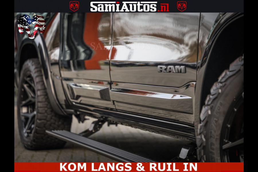 Dodge Ram LIMITED 2026 5.7 V8 HEMI | MAXIMAAL UITGERUST | NETTO PRIJS EXCL BPM / BTW | DUBBELE CABINE | 5 PERSOONS | DC | Allernieuwste Limited uitvoering – volledig uitgerust met alle opties, inclusief MWK en normale laadbak.