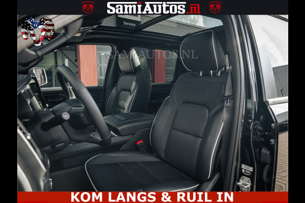 Dodge Ram LIMITED 2026 5.7 V8 HEMI | MAXIMAAL UITGERUST | NETTO PRIJS EXCL BPM / BTW | DUBBELE CABINE | 5 PERSOONS | DC | Allernieuwste Limited uitvoering – volledig uitgerust met alle opties, inclusief MWK en normale laadbak.