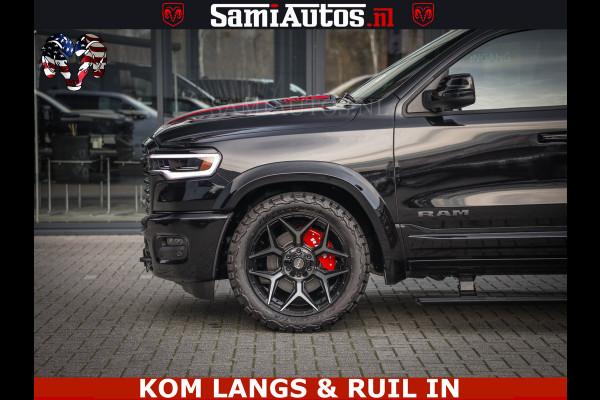 Dodge Ram LIMITED 2026 5.7 V8 HEMI | MAXIMAAL UITGERUST | NETTO PRIJS EXCL BPM / BTW | DUBBELE CABINE | 5 PERSOONS | DC | Allernieuwste Limited uitvoering – volledig uitgerust met alle opties, inclusief MWK en normale laadbak.