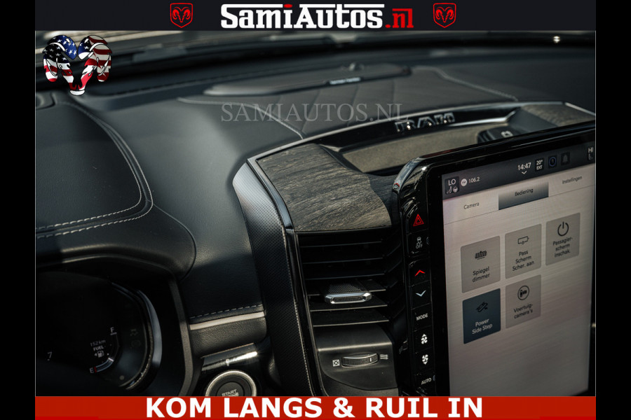 Dodge Ram LIMITED 2026 5.7 V8 HEMI | MAXIMAAL UITGERUST | NETTO PRIJS EXCL BPM / BTW | DUBBELE CABINE | 5 PERSOONS | DC | Allernieuwste Limited uitvoering – volledig uitgerust met alle opties, inclusief MWK en normale laadbak.