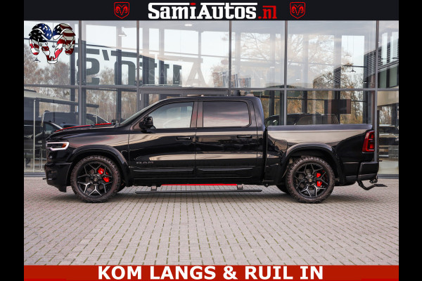 Dodge Ram LIMITED 2026 5.7 V8 HEMI | MAXIMAAL UITGERUST | NETTO PRIJS EXCL BPM / BTW | DUBBELE CABINE | 5 PERSOONS | DC | Allernieuwste Limited uitvoering – volledig uitgerust met alle opties, inclusief MWK en normale laadbak.
