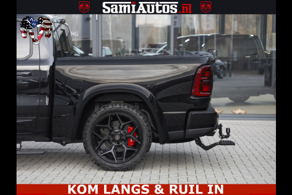 Dodge Ram LIMITED 2026 5.7 V8 HEMI | MAXIMAAL UITGERUST | NETTO PRIJS EXCL BPM / BTW | DUBBELE CABINE | 5 PERSOONS | DC | Allernieuwste Limited uitvoering – volledig uitgerust met alle opties, inclusief MWK en normale laadbak.