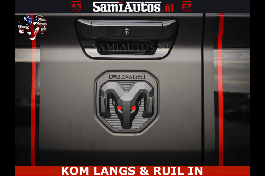 Dodge Ram LIMITED 2026 5.7 V8 HEMI | MAXIMAAL UITGERUST | NETTO PRIJS EXCL BPM / BTW | DUBBELE CABINE | 5 PERSOONS | DC | Allernieuwste Limited uitvoering – volledig uitgerust met alle opties, inclusief MWK en normale laadbak.