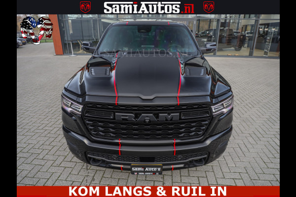 Dodge Ram LIMITED 2026 5.7 V8 HEMI | MAXIMAAL UITGERUST | NETTO PRIJS EXCL BPM / BTW | DUBBELE CABINE | 5 PERSOONS | DC | Allernieuwste Limited uitvoering – volledig uitgerust met alle opties, inclusief MWK en normale laadbak.