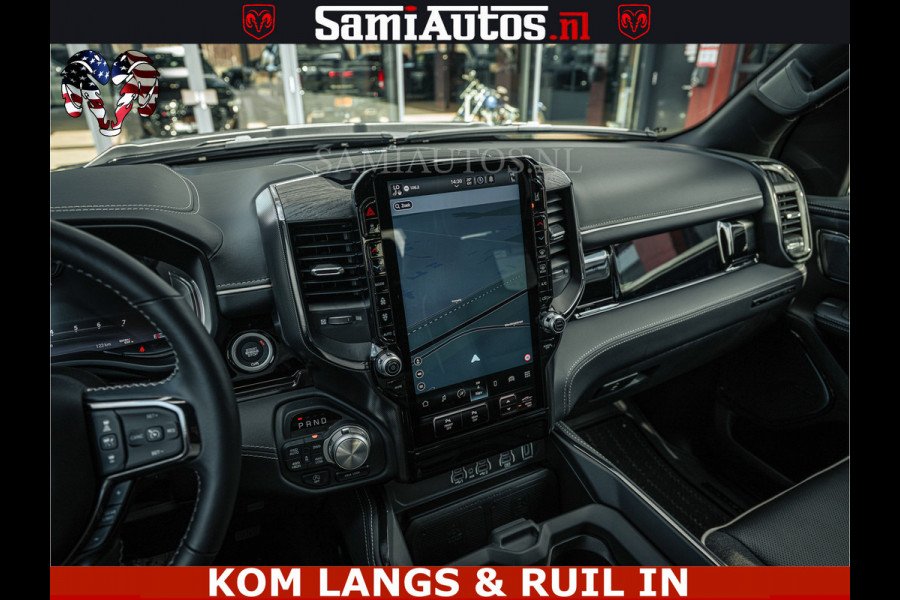 Dodge Ram LIMITED 2026 5.7 V8 HEMI | MAXIMAAL UITGERUST | NETTO PRIJS EXCL BPM / BTW | DUBBELE CABINE | 5 PERSOONS | DC | Allernieuwste Limited uitvoering – volledig uitgerust met alle opties, inclusief MWK en normale laadbak.