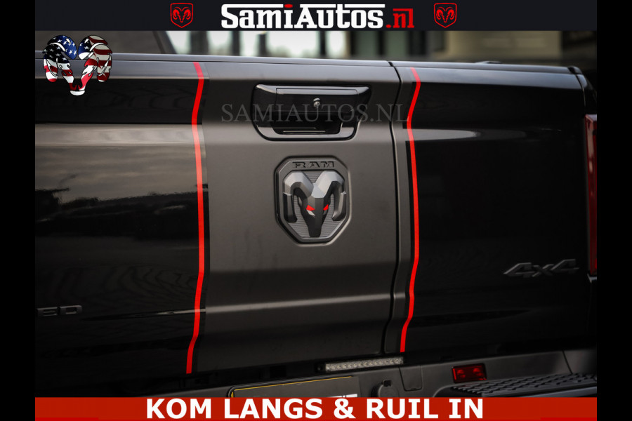 Dodge Ram LIMITED 2026 5.7 V8 HEMI | MAXIMAAL UITGERUST | NETTO PRIJS EXCL BPM / BTW | DUBBELE CABINE | 5 PERSOONS | DC | Allernieuwste Limited uitvoering – volledig uitgerust met alle opties, inclusief MWK en normale laadbak.