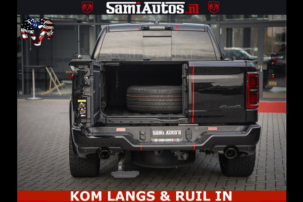 Dodge Ram LIMITED 2026 5.7 V8 HEMI | MAXIMAAL UITGERUST | NETTO PRIJS EXCL BPM / BTW | DUBBELE CABINE | 5 PERSOONS | DC | Allernieuwste Limited uitvoering – volledig uitgerust met alle opties, inclusief MWK en normale laadbak.