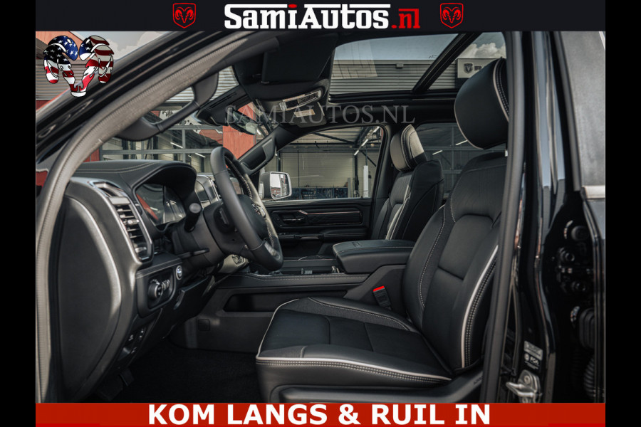 Dodge Ram LIMITED 2026 5.7 V8 HEMI | MAXIMAAL UITGERUST | NETTO PRIJS EXCL BPM / BTW | DUBBELE CABINE | 5 PERSOONS | DC | Allernieuwste Limited uitvoering – volledig uitgerust met alle opties, inclusief MWK en normale laadbak.