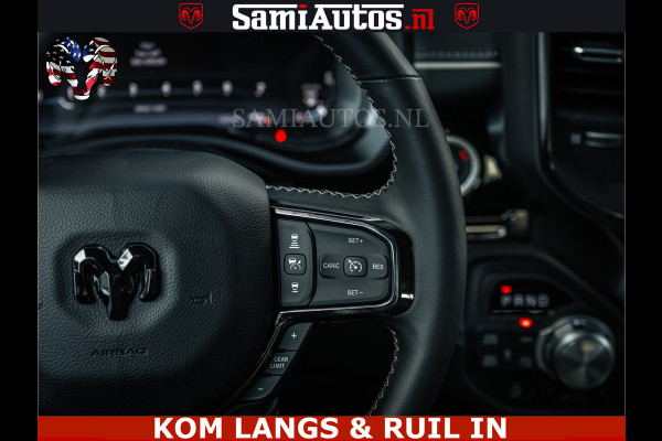 Dodge Ram LIMITED 2026 5.7 V8 HEMI | MAXIMAAL UITGERUST | NETTO PRIJS EXCL BPM / BTW | DUBBELE CABINE | 5 PERSOONS | DC | Allernieuwste Limited uitvoering – volledig uitgerust met alle opties, inclusief MWK en normale laadbak.