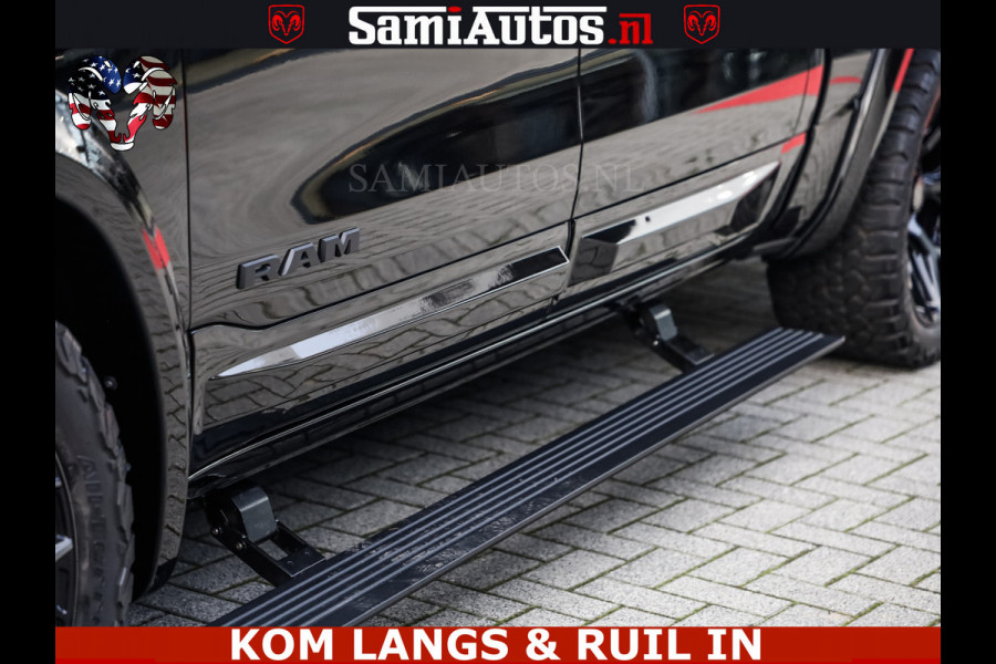 Dodge Ram LIMITED 2026 5.7 V8 HEMI | MAXIMAAL UITGERUST | NETTO PRIJS EXCL BPM / BTW | DUBBELE CABINE | 5 PERSOONS | DC | Allernieuwste Limited uitvoering – volledig uitgerust met alle opties, inclusief MWK en normale laadbak.
