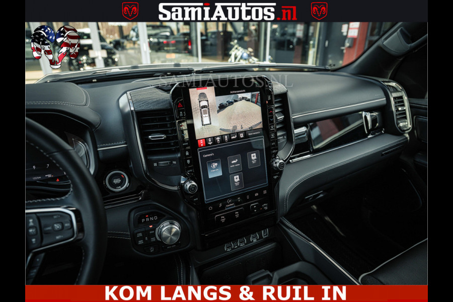 Dodge Ram LIMITED 2026 5.7 V8 HEMI | MAXIMAAL UITGERUST | NETTO PRIJS EXCL BPM / BTW | DUBBELE CABINE | 5 PERSOONS | DC | Allernieuwste Limited uitvoering – volledig uitgerust met alle opties, inclusief MWK en normale laadbak.