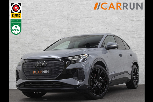 Audi Q4 Sportback e-tron 40 S-Line 77 kWh | Sportstoelen | SOH 98,5 % | H-Leder | ACC | Lane ass. | Virtual + | Black-Optic | Stoelverwarming | Camera | Matrix-Led | Getint Glas | Zwarte Hemelbekleding | MMi+ | 3-Zone Clima | Bovag Garantie |