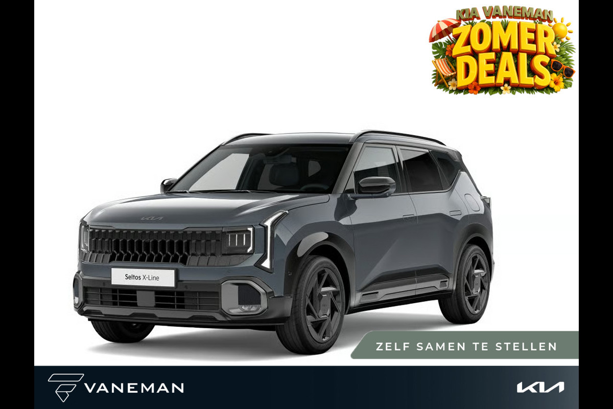 Kia Seltos 1.6 GDi Hybrid X-Line Advanced | Elektrisch glazen panorama-dak | Nieuw model