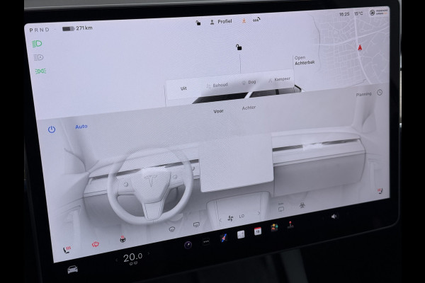 Tesla Model Y RWD 300PK LFP Accu Trekhaak Warmtepomp Leer Navi Ecc Adap.Cruise Panoramadak Camera's SOH 92,5% Stuur+Stoelverwarming Led Traffic-Aware Cruise Control Toybox Elek.Achterklep 1.600KG Trekgewicht 1e Eigenaar Origineel Nederlandse Auto