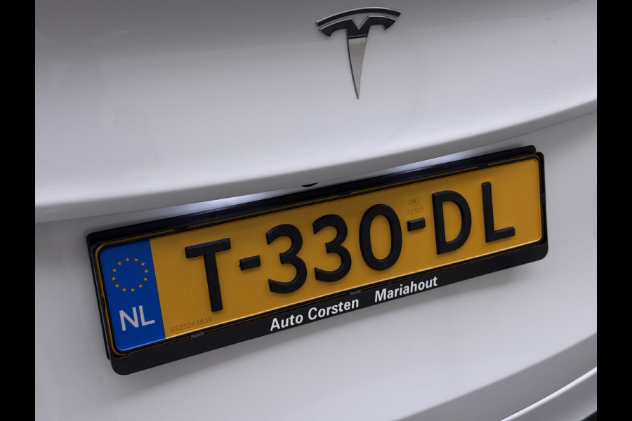 Tesla Model Y RWD 300PK LFP Accu Trekhaak Warmtepomp Leer Navi Ecc Adap.Cruise Panoramadak Camera's SOH 92,5% Stuur+Stoelverwarming Led Traffic-Aware Cruise Control Toybox Elek.Achterklep 1.600KG Trekgewicht 1e Eigenaar Origineel Nederlandse Auto
