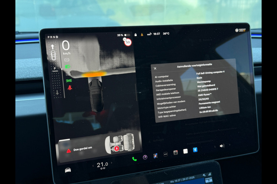 Tesla Model 3 Premium Long Range RWD 78 kWh TAXI RIJKLAAR INCL CABMAN METER