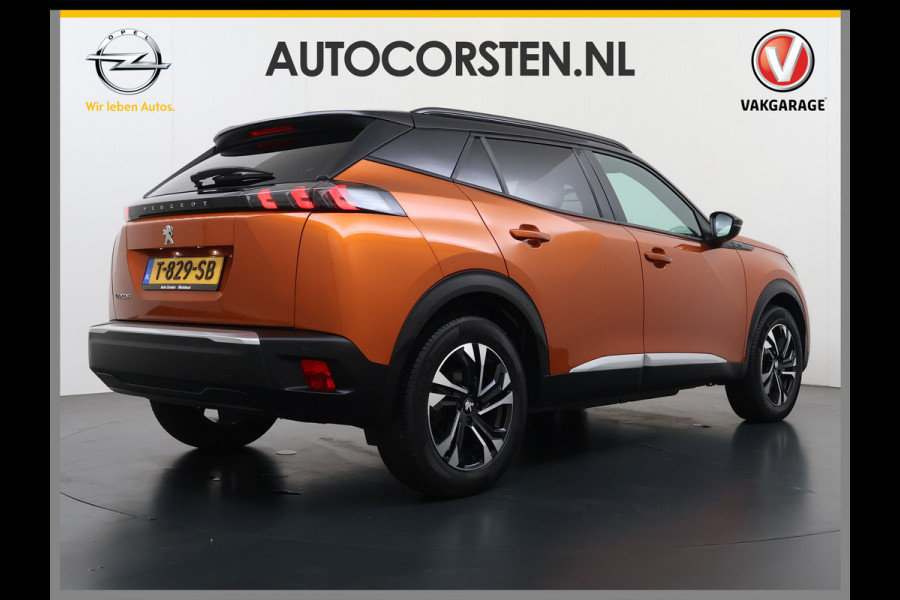 Peugeot e-2008 EV Allure 50kWh SOH 97% Two Tone 3D-Navi Stoelverwarming Apple Carplay Android Auto Ecc Cruise Control Regen-Lichtsensor Privacy Glas Keyless Connected-Apps DAB Bluetooth Led Lane Assist Isofix Dealeronderhouden 1e Eigenaar Origineel Nederlandse Auto