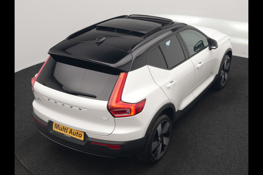 Volvo XC40 Recharge Ultimate 70 kWh 232pk Dealer O.H | Panodak | Adaptive Cruise | Harman / Kardon | 360 Camera | Alcantara Sportstoelen Memory & Verwarmd | Apple Carplay | Keyless | Stuurverwarming | BLIS | Google Assistant & Maps | Virtual | Navigatie | DAB | 20"L.M | Plug In Hybrid |
