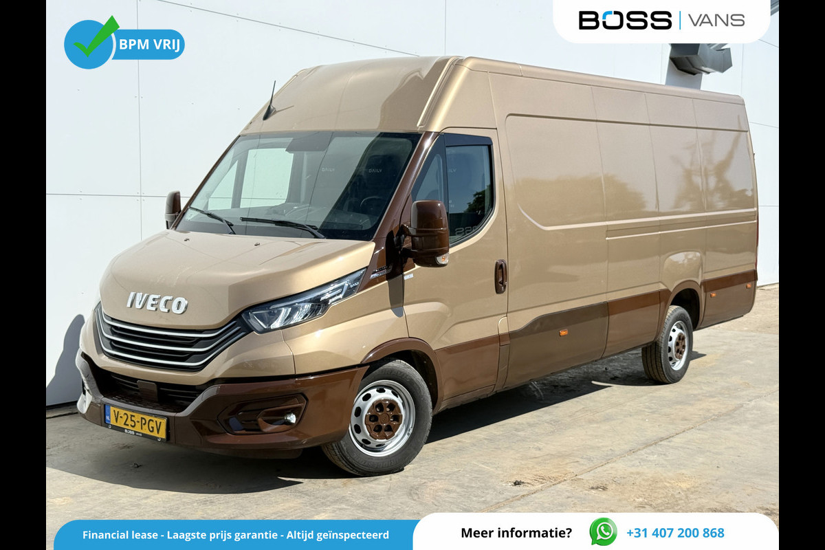 Iveco Daily 35S18 3.0 Automaat L4H3 180PK Cruise control LED Climate control Camera Trekhaak 3.5t Luchtgeveerde stoel