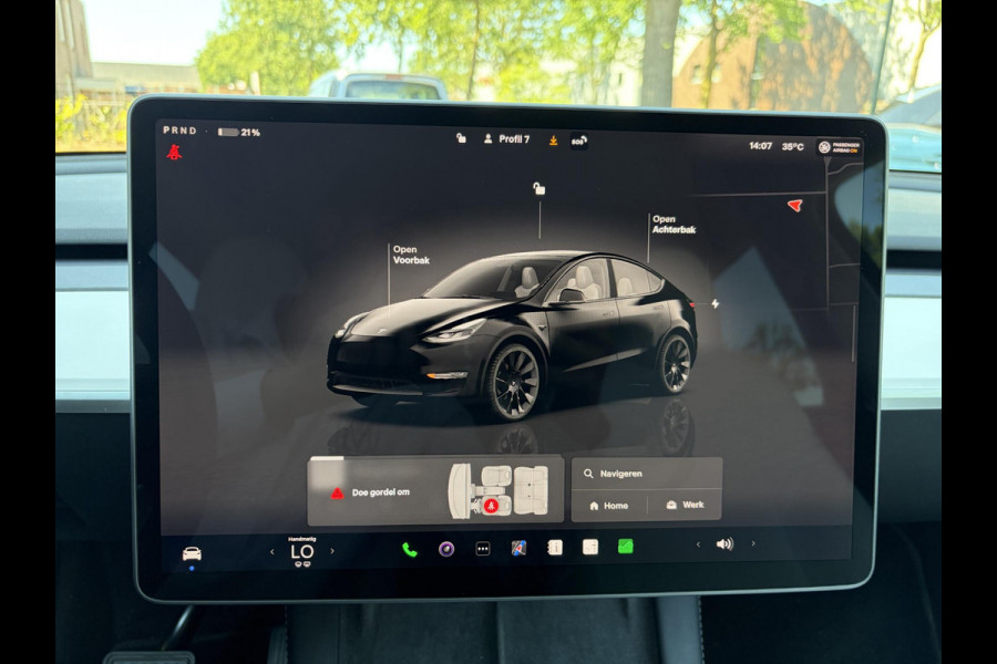 Tesla Model Y Long Range AWD 75 kWh SOH 98% | 20 INCH | TESLA FABRIEKSGARANTIE T/M 03-2028 OF 80.000 KM | TESLA FABRIEKSGARANTIE HOOGVOLTACCU & AANDRIJFLIJN T/M 03-2032 OF 192.000 KM |