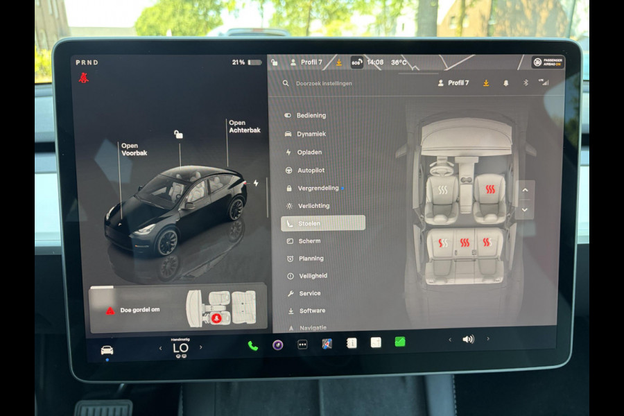 Tesla Model Y Long Range AWD 75 kWh SOH 98% | 20 INCH | TESLA FABRIEKSGARANTIE T/M 03-2028 OF 80.000 KM | TESLA FABRIEKSGARANTIE HOOGVOLTACCU & AANDRIJFLIJN T/M 03-2032 OF 192.000 KM |