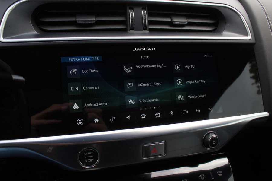 Jaguar I-PACE EV400 First Edition 90 kWh / Full option! / Trekhaak / Panoramadak / 360Camera / Head-up / 20'' / Luchtvering / Leder / Meridian / Stoel+Stuurverwarming / 4zone Airco / DAB / Dodehoek / ACC