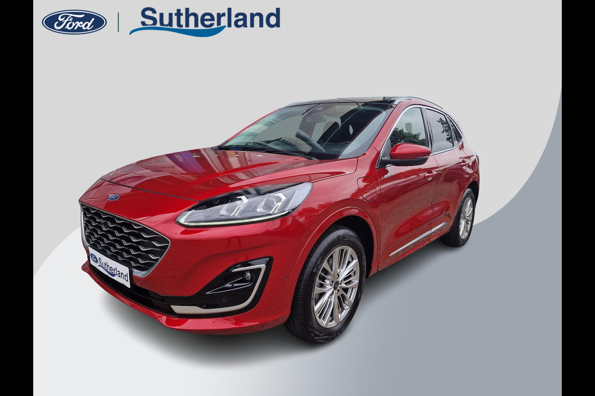Ford Kuga 2.5 PHEV Vignale 29200 KM | Lederen bekleding | Winter Pack | Panorama Dak | Dodehoek herkenning | Camera voor en achter |