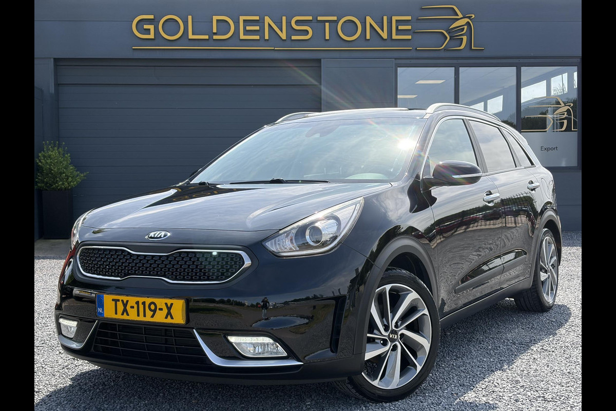 Kia Niro 1.6 GDi Hybrid Design Edition 1e Eigenaar,Trekhaak,Pano,Camera,Carplay,Stoelverw-Stuurverw,Halfleder,Lm velgen,Dealer Onderhouden,Rijstrooksensor,N.A.P,Apk tot 11-2026
