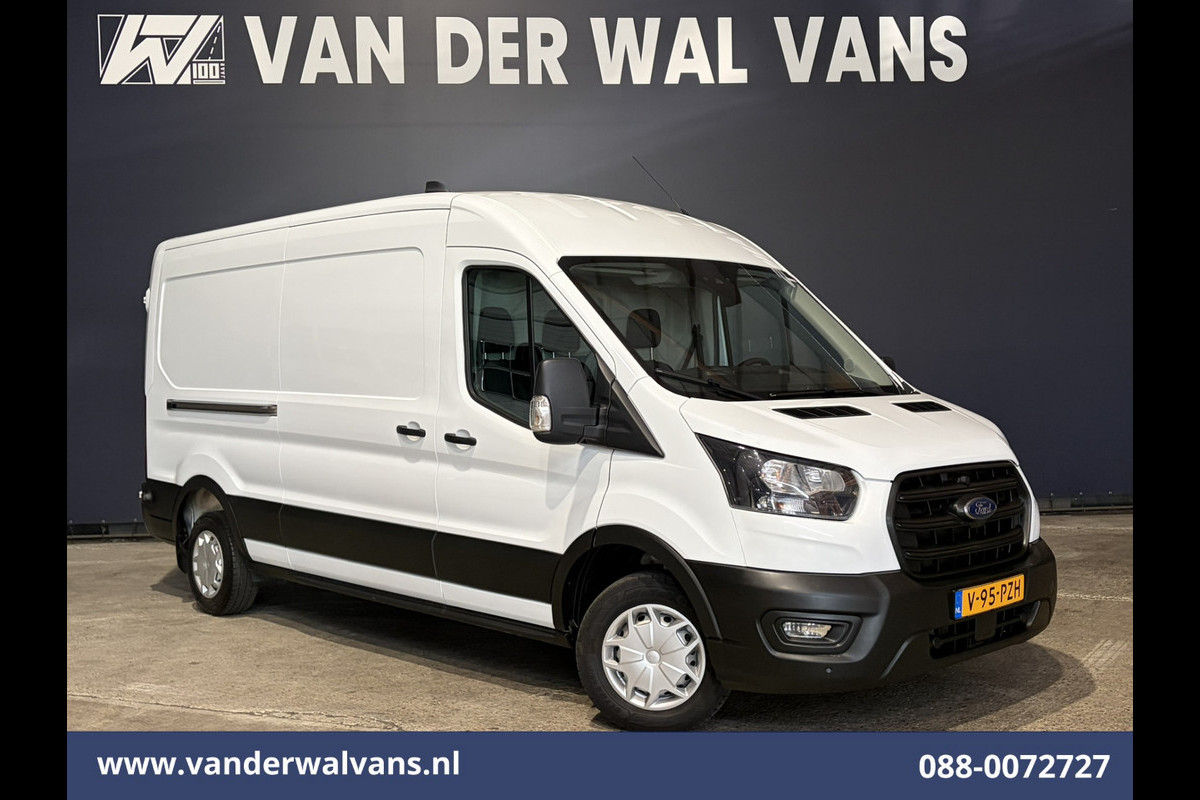Ford Transit 2.0 TDCI 131pk L3H2 Euro6 Airco | Camera | Cruisecontrol | Verwarmde Voorruit 270 Graden Achterdeuren, Parkeersensoren, Bijrijdersbank