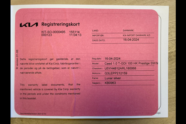 Kia Ceed Sportswagon 1.0 T-GDi DynamicLine|APPLE CARPLAY, ANDROID AUTO|STOEL-,STUURVERW|CAMERA|CRUISE,CLIMATE|1E EIG.|INCL.BTW|