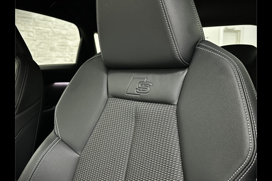 Audi Q4 Sportback e-tron 40 S-Line 77 kWh | Sportstoelen | SOH 98,5 % | H-Leder | ACC | Lane ass. | Virtual + | Black-Optic | Stoelverwarming | Camera | Matrix-Led | Getint Glas | Zwarte Hemelbekleding | MMi+ | 3-Zone Clima | Bovag Garantie |