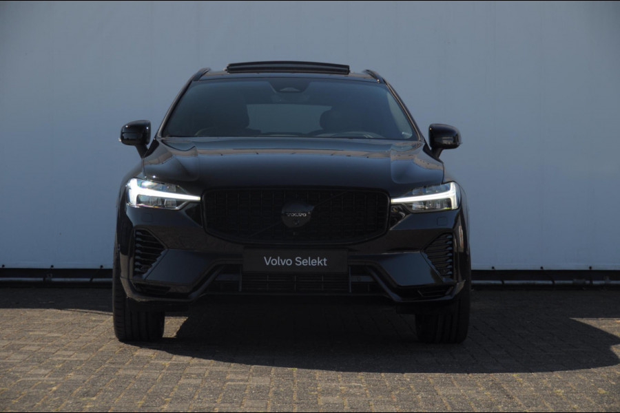 Volvo XC60 T8 455PK Automaat AWD Ultra Black Edition / stoelmassage - en ventilatie / Head-up display/ Harman Kardon audio/ BLIS/ Elektrischbedienbare stoelen met geheugen / Panoramadak/ Adaptive cruise control/ Pilot assist/ Apple Carplay/ Android auto/