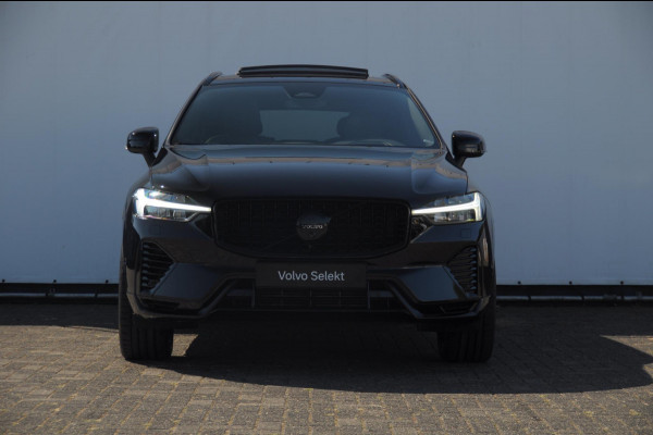 Volvo XC60 T8 455PK Automaat AWD Ultra Black Edition / stoelmassage - en ventilatie / Head-up display/ Harman Kardon audio/ BLIS/ Elektrischbedienbare stoelen met geheugen / Panoramadak/ Adaptive cruise control/ Pilot assist/ Apple Carplay/ Android auto/