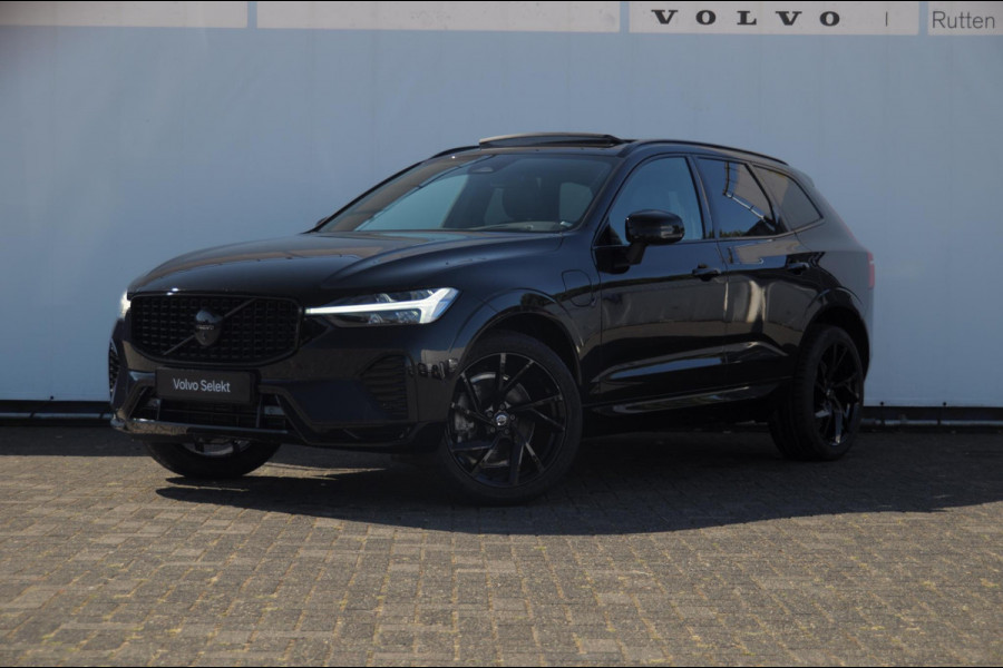 Volvo XC60 T8 455PK Automaat AWD Ultra Black Edition / stoelmassage - en ventilatie / Head-up display/ Harman Kardon audio/ BLIS/ Elektrischbedienbare stoelen met geheugen / Panoramadak/ Adaptive cruise control/ Pilot assist/ Apple Carplay/ Android auto/