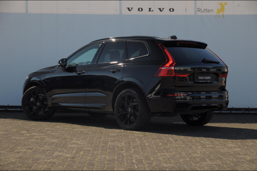 Volvo XC60 T8 455PK Automaat AWD Ultra Black Edition / stoelmassage - en ventilatie / Head-up display/ Harman Kardon audio/ BLIS/ Elektrischbedienbare stoelen met geheugen / Panoramadak/ Adaptive cruise control/ Pilot assist/ Apple Carplay/ Android auto/