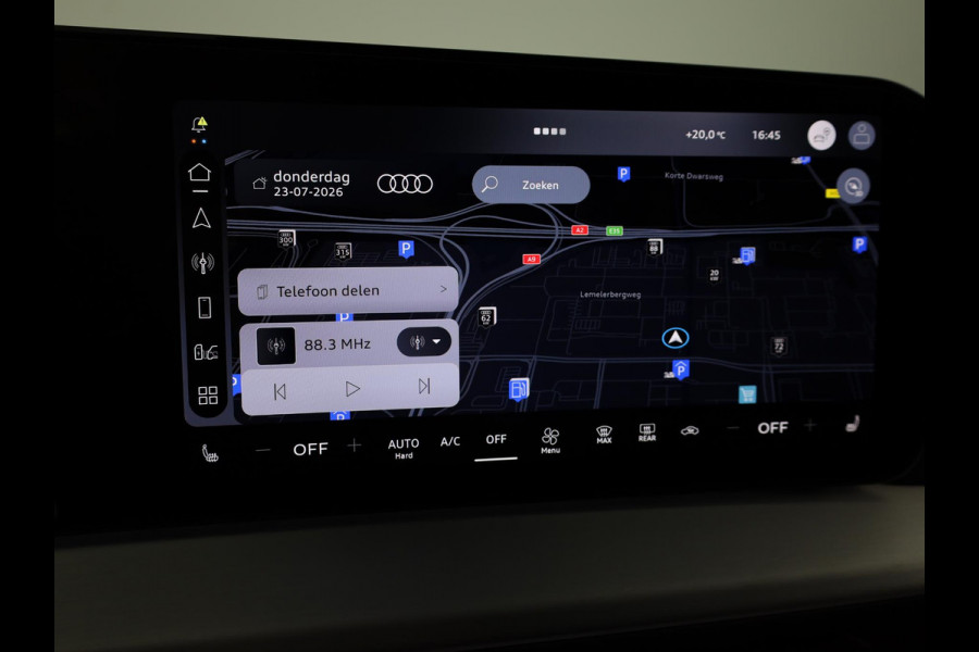 Audi Q4 e-tron Advanced edition 82 kWh 286 PK | Techniekpakket plus | Privacy glas | Trekhaak | Exterieurdetails carross.kleur |
