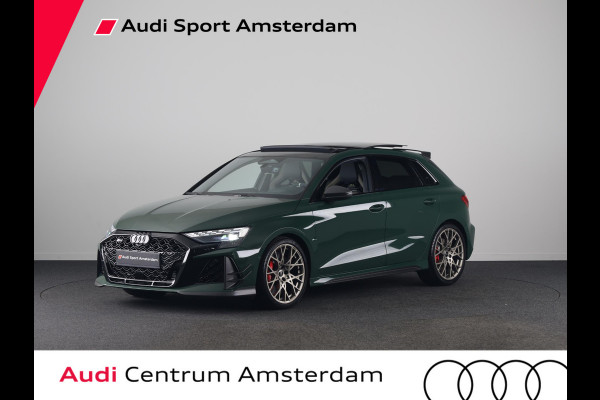 Audi RS3 Sportback Competition Limited 2.5 FSI 295 kW / 400 PK SB | 586 / 750  gelimiteerde oplage | Audi Exclusive Malachite Green | Panoramadak | Sonos | HUD |