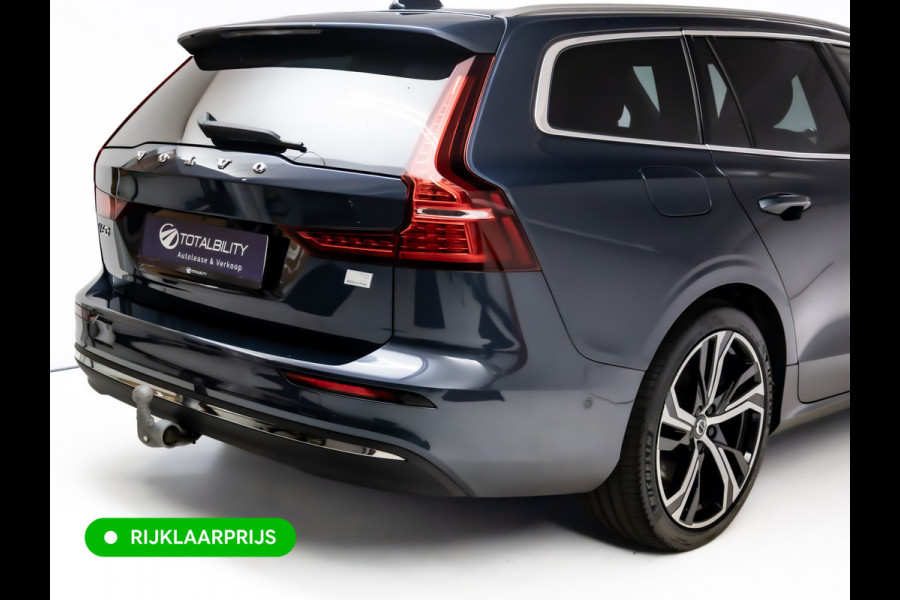 Volvo V60 2.0 T8 Plug-in hybrid AWD Ultimate Bright | Bowers & Wilkins | Panorama dak | Trekhaak | Stoel- Stuur en achterbankverw. | Head-up, Pilot assist, Elec. achterklep, 360 Camera, Electrische stoelen met geheugen
