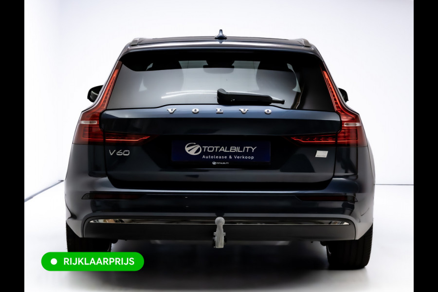 Volvo V60 2.0 T8 Plug-in hybrid AWD Ultimate Bright | Bowers & Wilkins | Panorama dak | Trekhaak | Stoel- Stuur en achterbankverw. | Head-up, Pilot assist, Elec. achterklep, 360 Camera, Electrische stoelen met geheugen