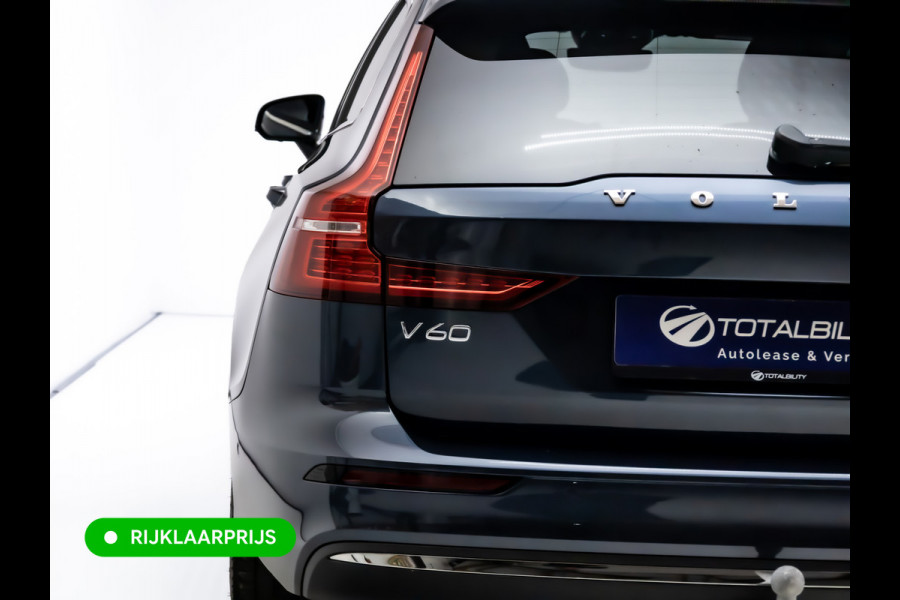 Volvo V60 2.0 T8 Plug-in hybrid AWD Ultimate Bright | Bowers & Wilkins | Panorama dak | Trekhaak | Stoel- Stuur en achterbankverw. | Head-up, Pilot assist, Elec. achterklep, 360 Camera, Electrische stoelen met geheugen
