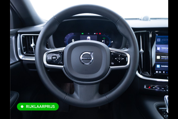 Volvo V60 2.0 T8 Plug-in hybrid AWD Ultimate Bright | Bowers & Wilkins | Panorama dak | Trekhaak | Stoel- Stuur en achterbankverw. | Head-up, Pilot assist, Elec. achterklep, 360 Camera, Electrische stoelen met geheugen