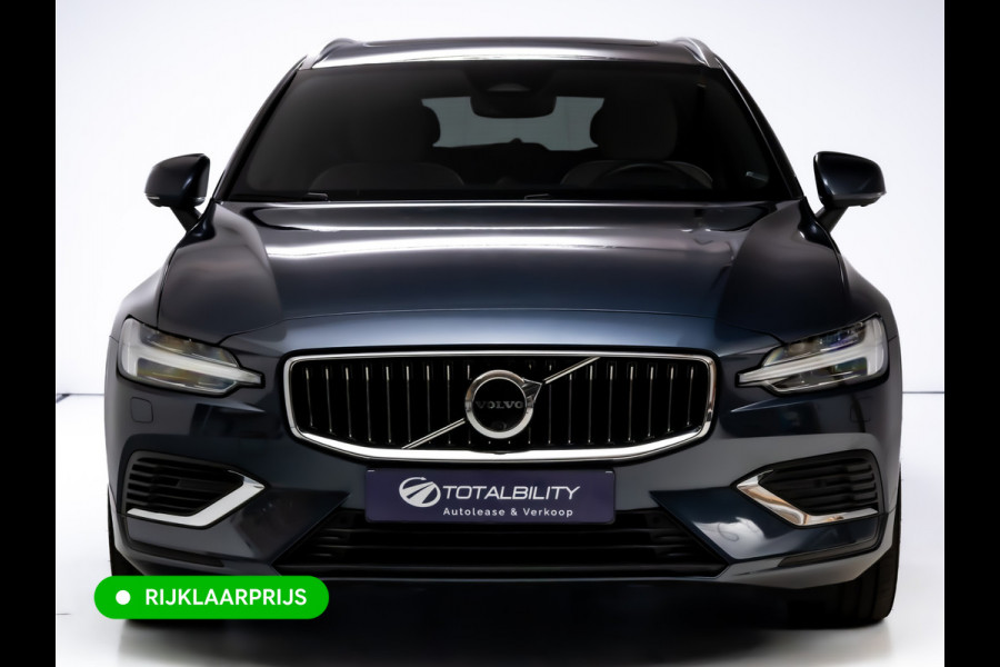 Volvo V60 2.0 T8 Plug-in hybrid AWD Ultimate Bright | Bowers & Wilkins | Panorama dak | Trekhaak | Stoel- Stuur en achterbankverw. | Head-up, Pilot assist, Elec. achterklep, 360 Camera, Electrische stoelen met geheugen