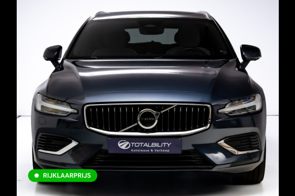 Volvo V60 2.0 T8 Plug-in hybrid AWD Ultimate Bright | Bowers & Wilkins | Panorama dak | Trekhaak | Stoel- Stuur en achterbankverw. | Head-up, Pilot assist, Elec. achterklep, 360 Camera, Electrische stoelen met geheugen