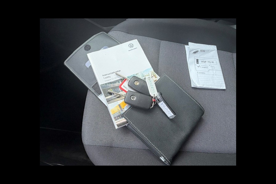 Volkswagen Caddy 1.4 TGI L2H1 EcoFuel Maxi AIRCO I PDC I 1e EIGENAAR I COMPLETE ONDERHOUDSHISTORIE I RIJDEN OP GROEN GAS = CO2 NEUTRAAL OOK LEVERBAAR ZONDER KASTJES IN LAADRUIMTE