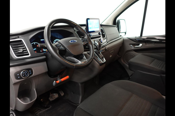 Ford Transit Custom 300 2.0 TDCI L2H1 Limited Dubbele cabine Automaat Navi Airco 2x Schuifdeuren Trekhaak Parkeersensoren Carplay