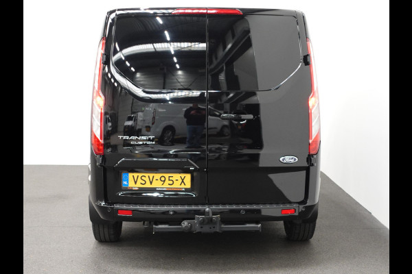 Ford Transit Custom 300 2.0 TDCI L2H1 Limited Dubbele cabine Automaat Navi Airco 2x Schuifdeuren Trekhaak Parkeersensoren Carplay