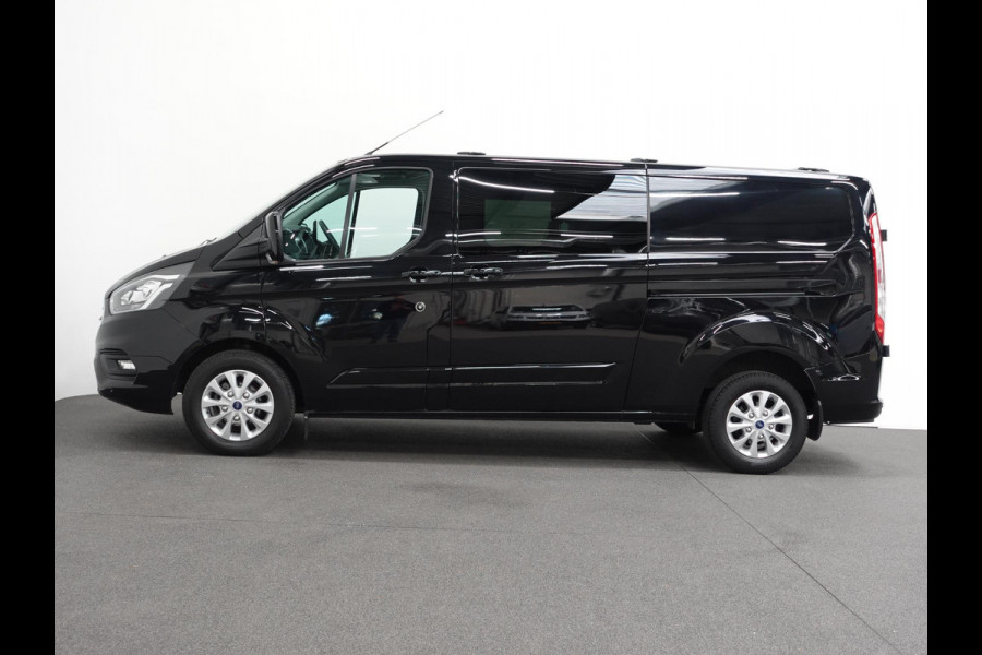 Ford Transit Custom 300 2.0 TDCI L2H1 Limited Dubbele cabine Automaat Navi Airco 2x Schuifdeuren Trekhaak Parkeersensoren Carplay
